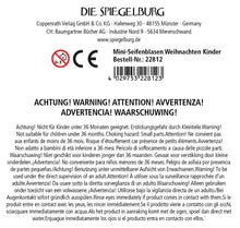 Laden Sie das Bild in den Galerie-Viewer, Mini-Seifenblasen Weihnachtswald