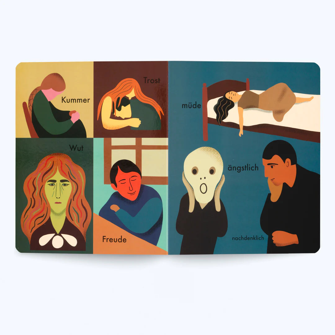 Meine ersten Wörter - Inspiriert von Edvard Munch ab 3J.