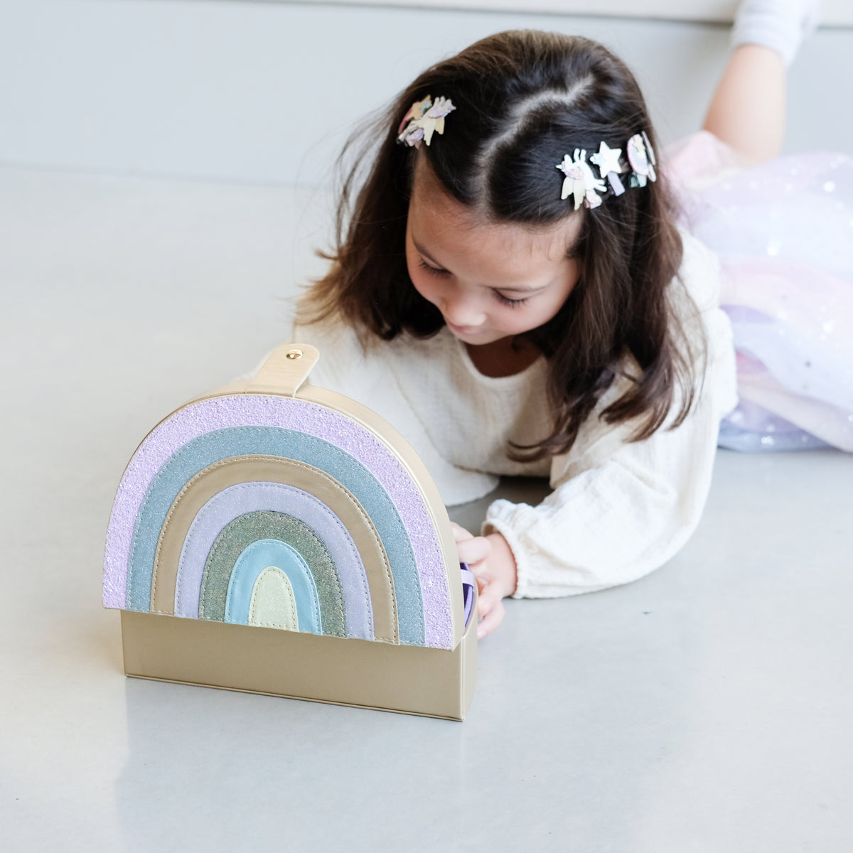 Großer Schmuckkasten Rainbow