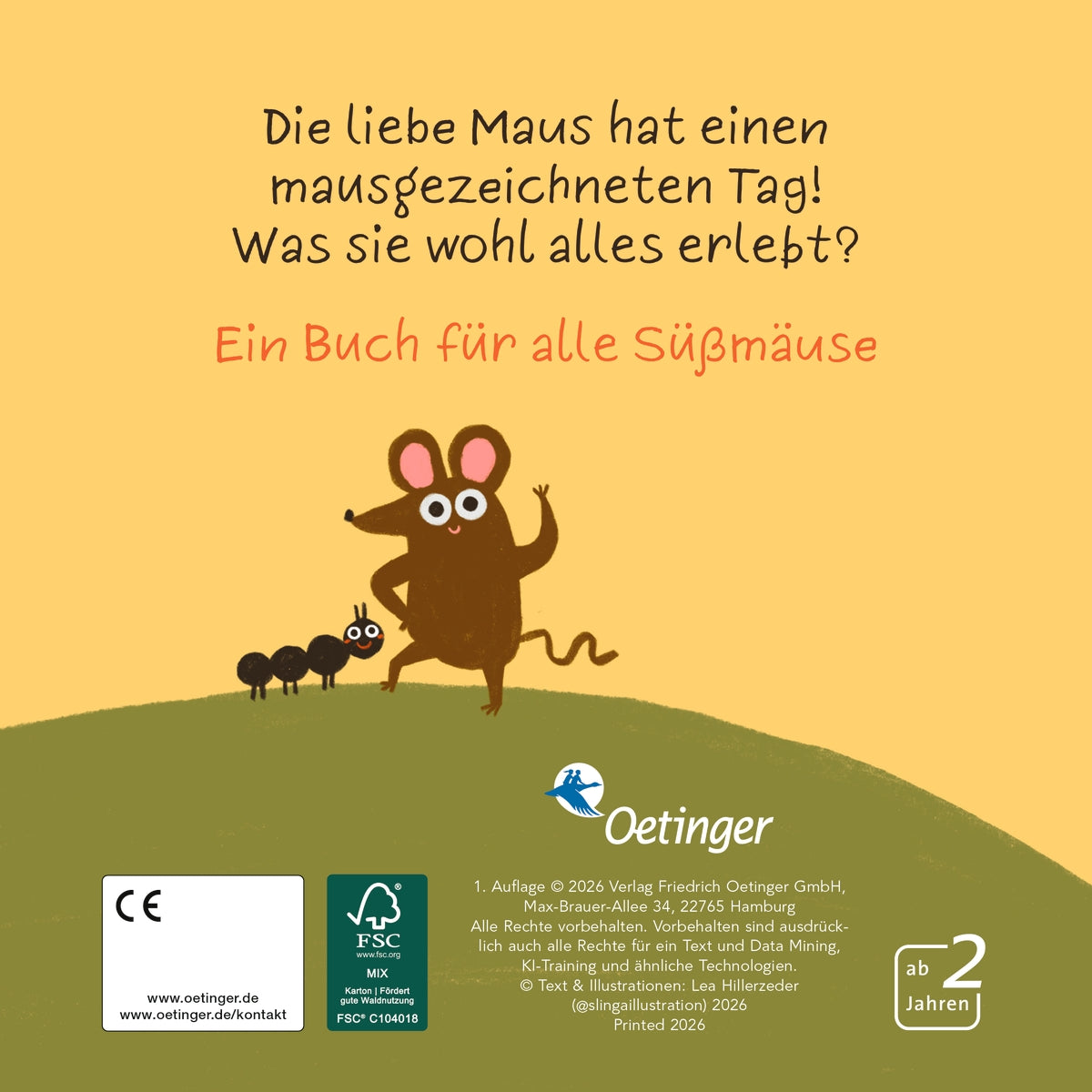 Ein mausgezeichneter Tag ab 2J.