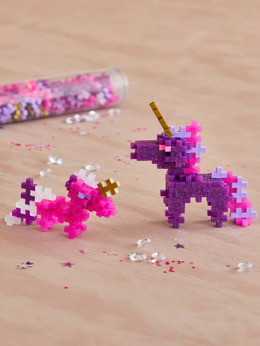 Mini Bausteine "Glitter Einhorn"
