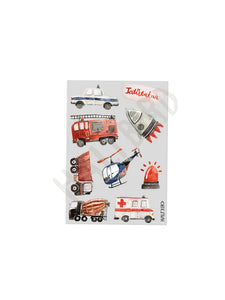 Reflektierende Pocket Sticker Set "Fahrzeuge"