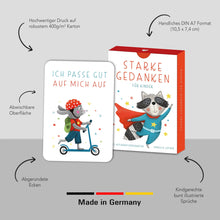 Laden Sie das Bild in den Galerie-Viewer, Affirmationskarten für Kinder "Starke Gedanken"
