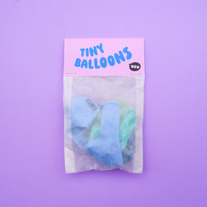 Schulkind Luftballons blau-Mix
