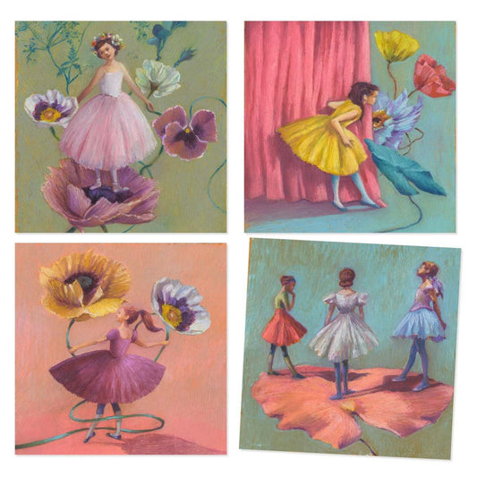Ölkreidebilder Inspired by: Edgar Degas