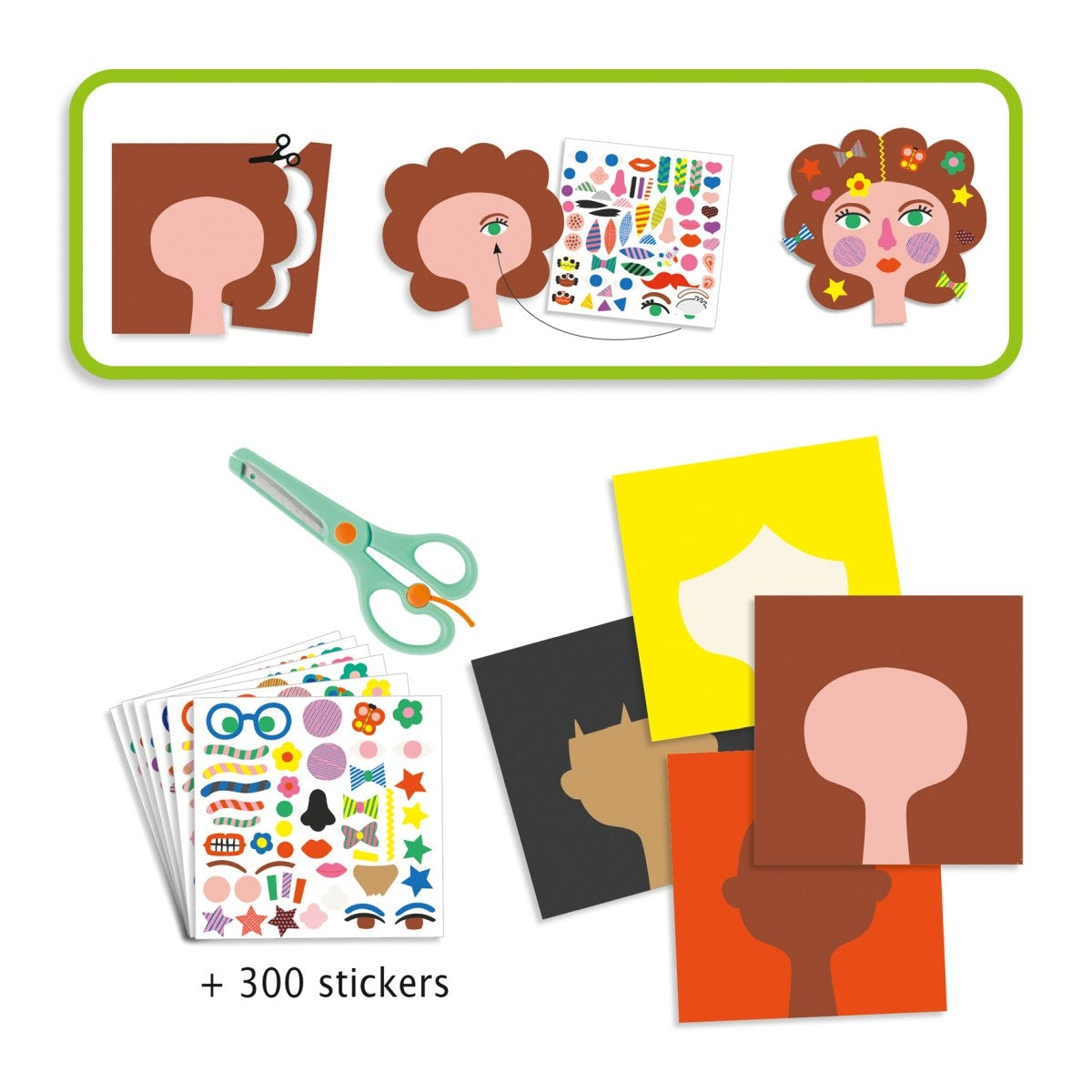 Sticker Frisuren