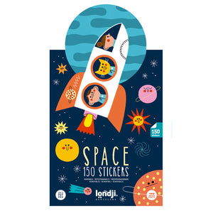 Wiederverwendbare Sticker "Space"