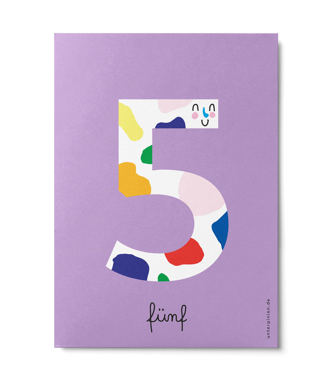 Postkarte "Zahlen 0-9"