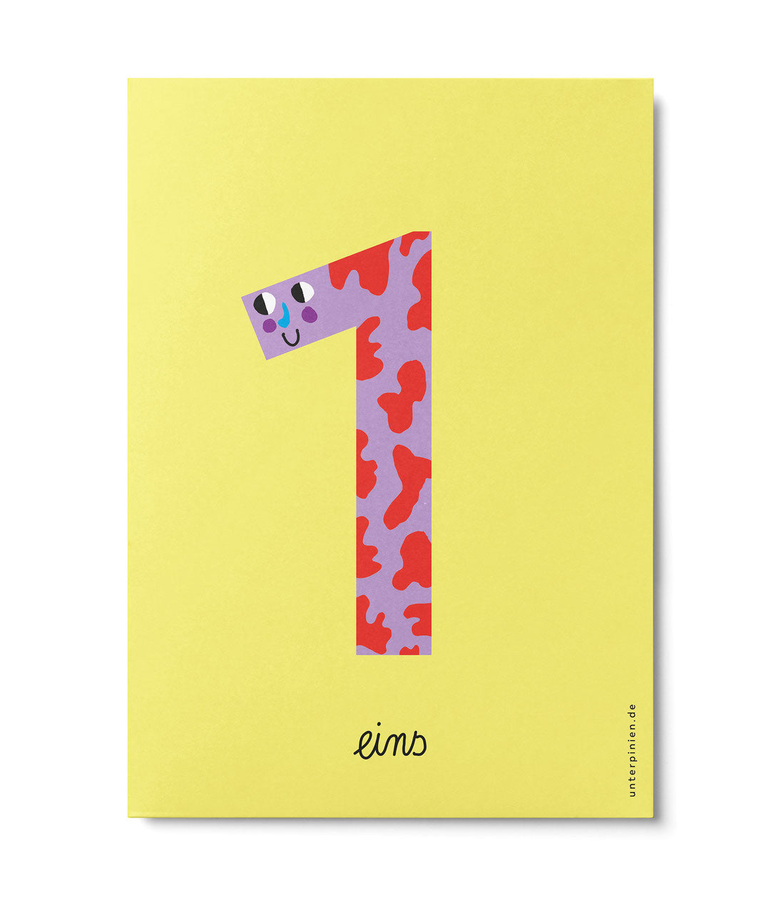 Postkarte "Zahlen 0-9"