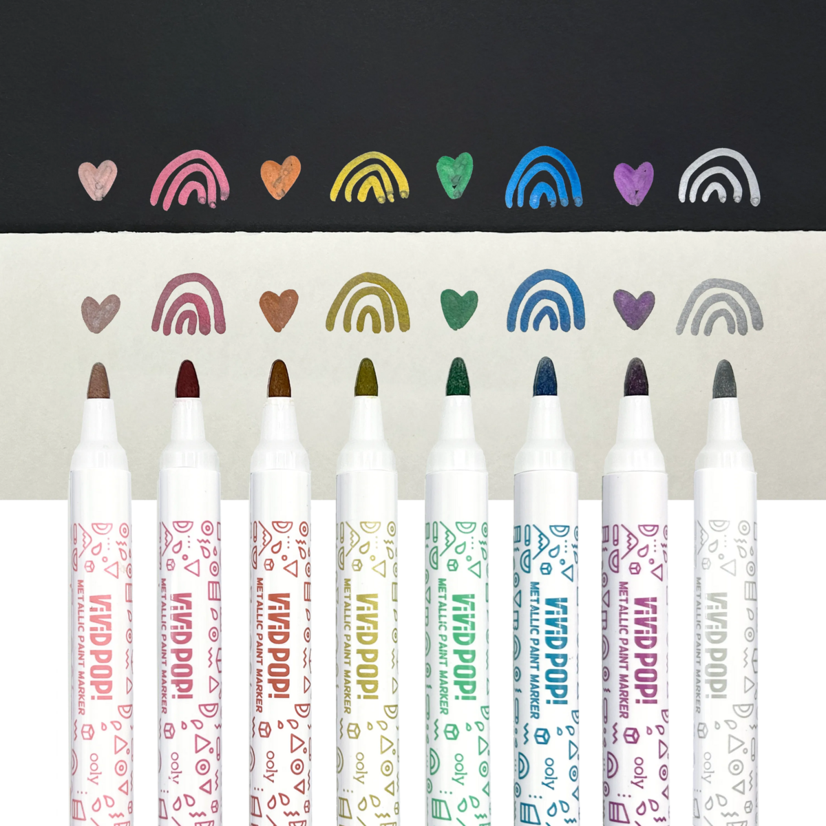 Vivid Pop! Markers Metallic