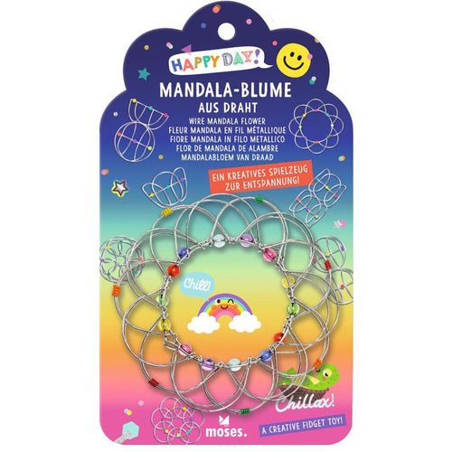 Mandala-Blume aus Draht