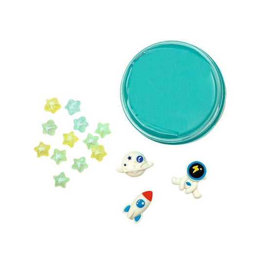 Glibber-Knete blau Space