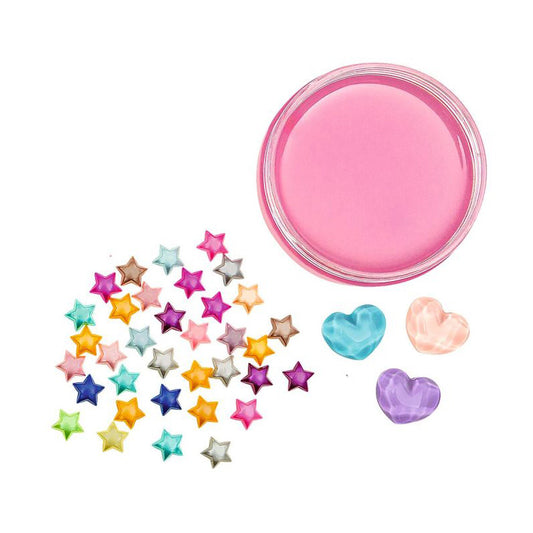 Glibber-Knete Pink Sterne