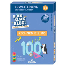 Laden Sie das Bild in den Galerie-Viewer, Klick Klack Klug Kartenset Rechnen bis 100 ab 7 Jahren