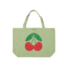 Laden Sie das Bild in den Galerie-Viewer, Shopper Light olive Cherry Print