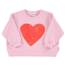 Laden Sie das Bild in den Galerie-Viewer, Sweatshirt Lilac Red Heart