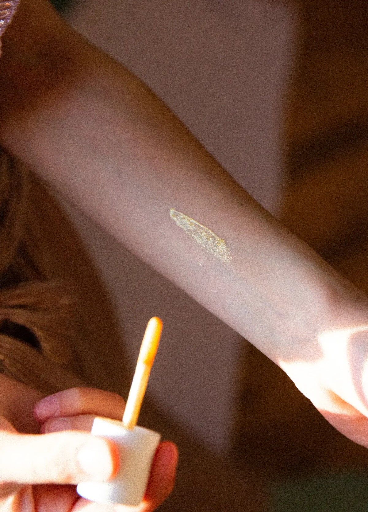 Glitzer-Gel Gold