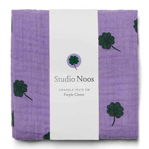 Purple Clover Swaddle Small