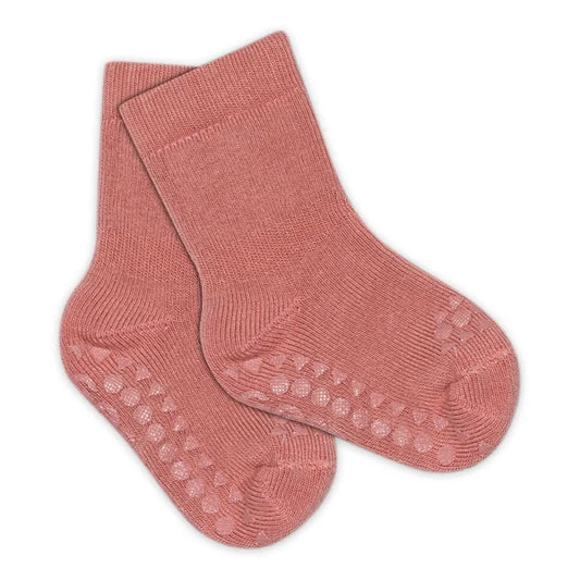 Rutschfeste Terry Socken Ash Rose