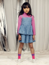 Laden Sie das Bild in den Galerie-Viewer, Dotted Denim Kleid