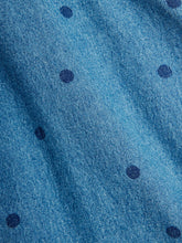 Laden Sie das Bild in den Galerie-Viewer, Dotted Denim Kleid