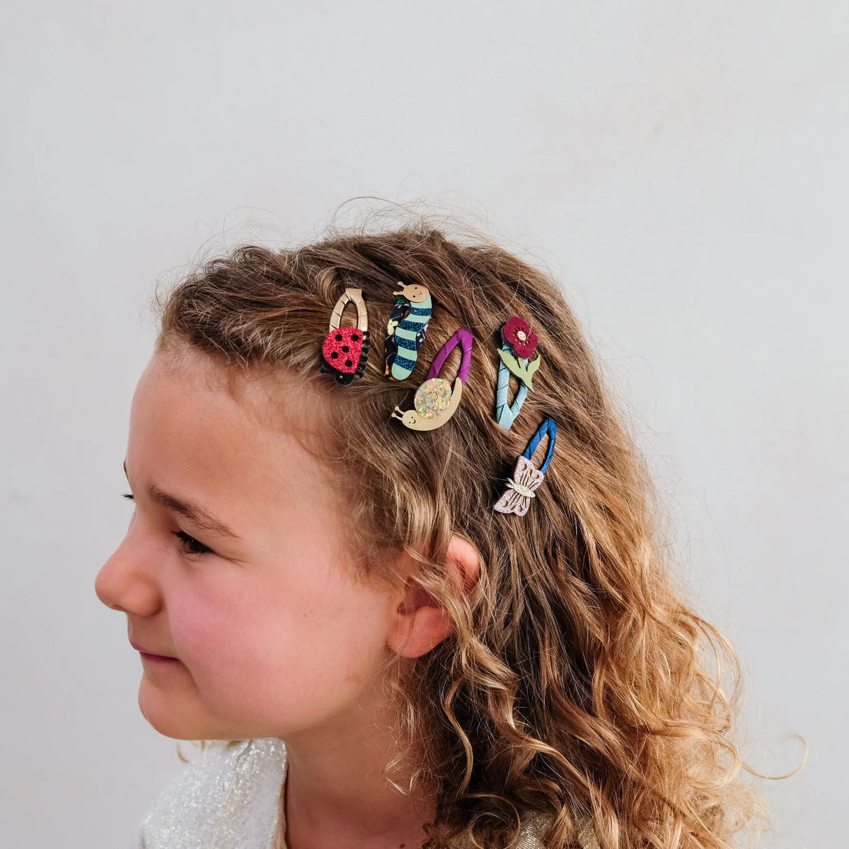Winter Krabbeltiere Mini Haarspangen