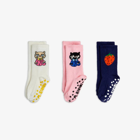 Cats 3er Pack Anti-Rutsch Socken
