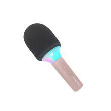 Laden Sie das Bild in den Galerie-Viewer, Kidymic Bluetooth Mikrofon mit Licht rosa