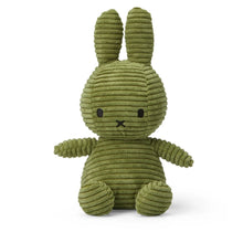 Laden Sie das Bild in den Galerie-Viewer, Miffy Eco Cord Olive Green 23 cm