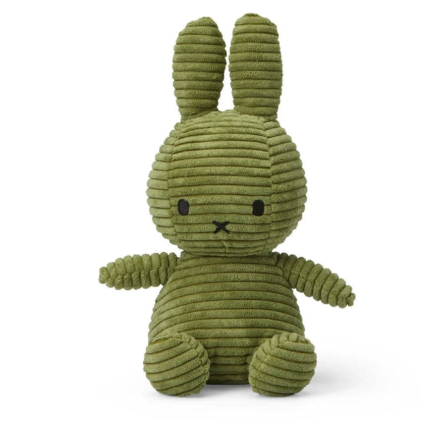 Miffy Eco Cord Olive Green 23 cm