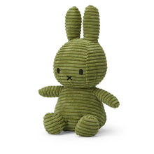 Laden Sie das Bild in den Galerie-Viewer, Miffy Eco Cord Olive Green 23 cm