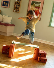 Laden Sie das Bild in den Galerie-Viewer, 2er Set Balancierbalken Dusty Green