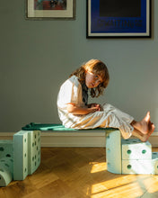 Laden Sie das Bild in den Galerie-Viewer, 2er Set Balancierbalken Forest Green