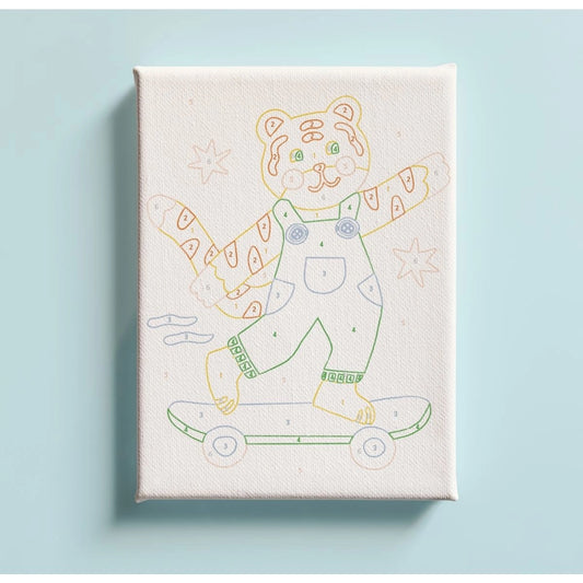 Malen nach Zahlen Kids "Titi Skate"