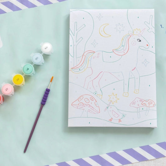 Malen nach Zahlen Kids "Einhorn"