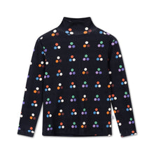 Laden Sie das Bild in den Galerie-Viewer, Turtle Neck Longsleeve graphite night multi dot