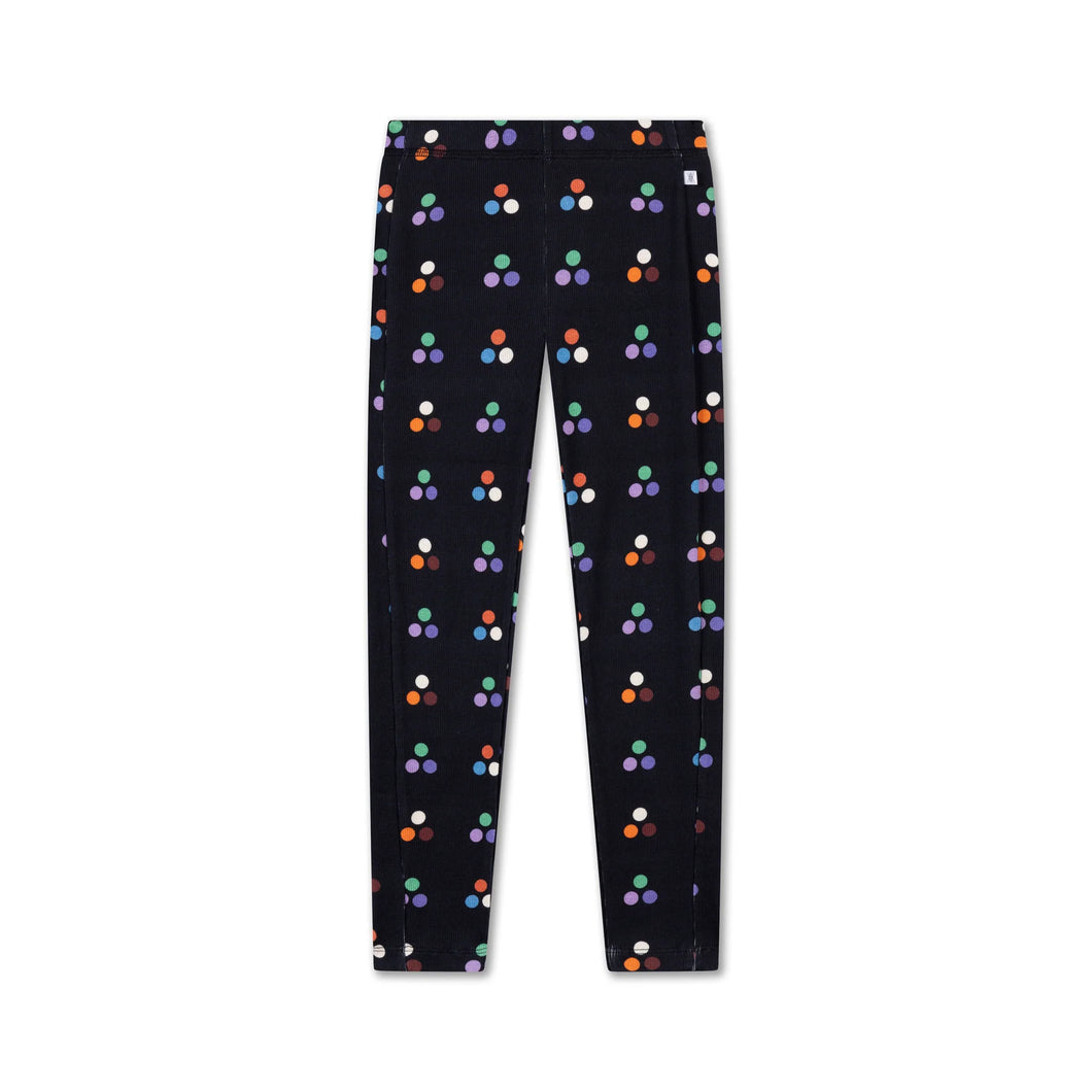 Leggings graphite night multi dot