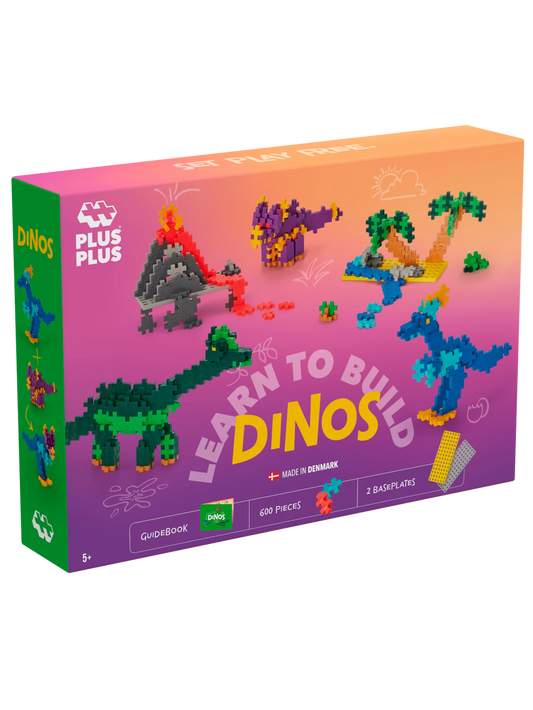 Learn to Build: Mini Bausteine "Dinosaurier"