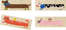 Laden Sie das Bild in den Galerie-Viewer, Holz-Dreh-Puzzle Tiere