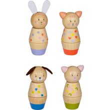 Laden Sie das Bild in den Galerie-Viewer, Holz-Schraubklotz Tiere