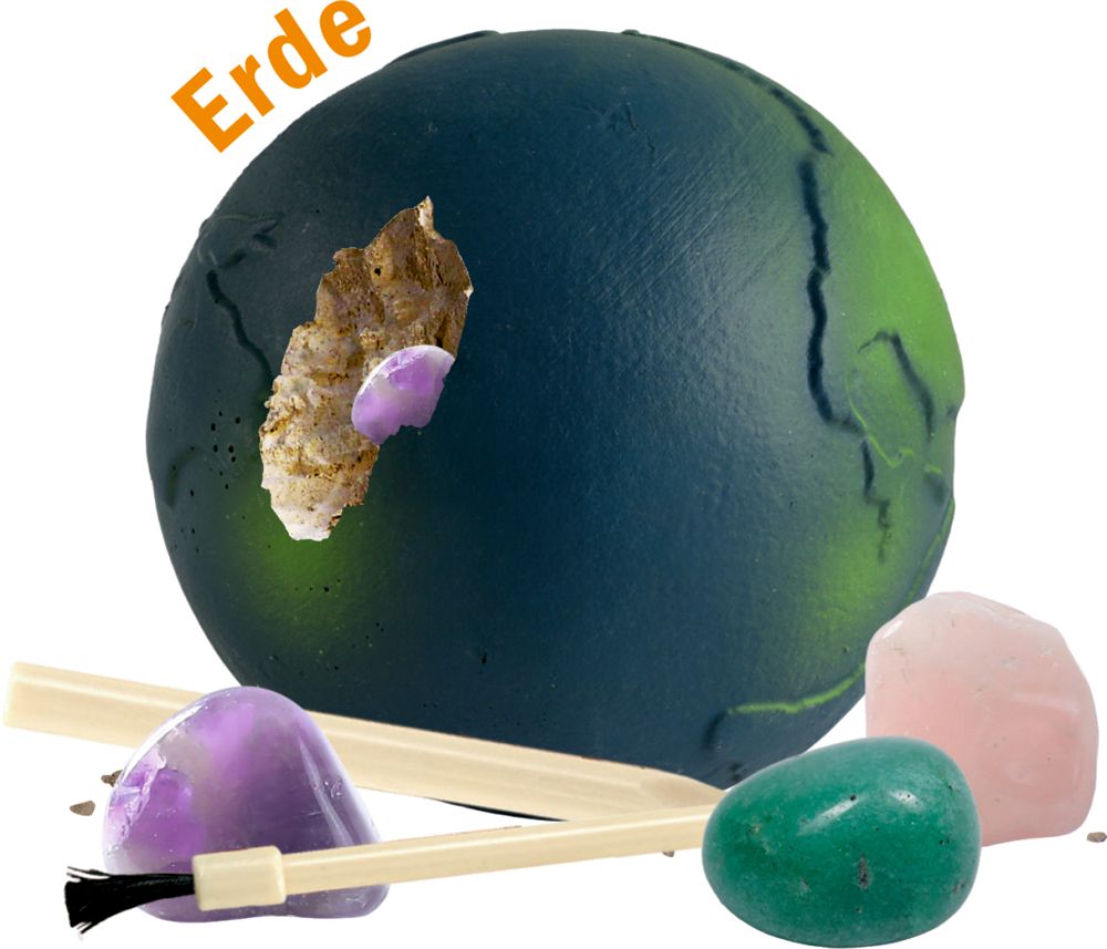 Edelstein-Ausgrabungsset Planet
