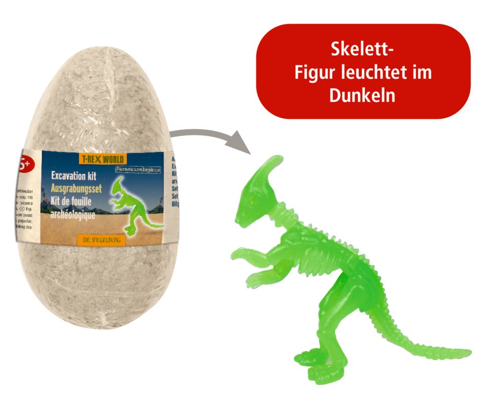 Ausgrabungsset Dinosaurier Figur im Ei