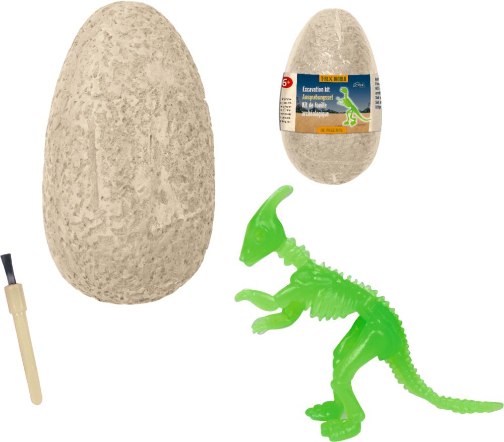 Ausgrabungsset Dinosaurier Figur im Ei
