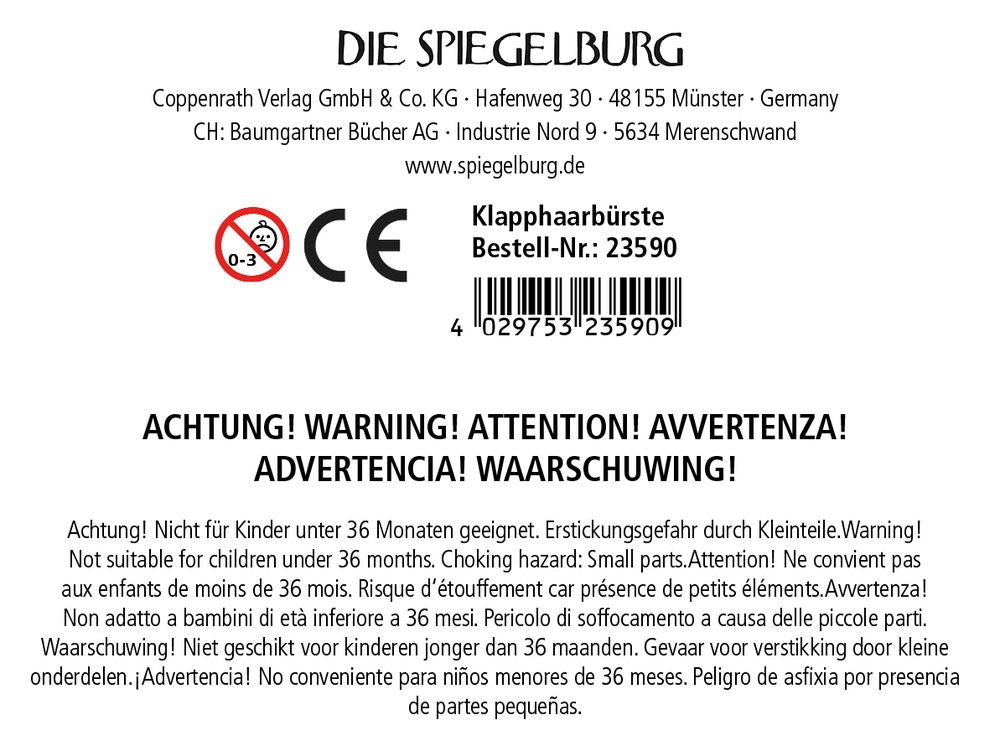 Klapphaarbürste