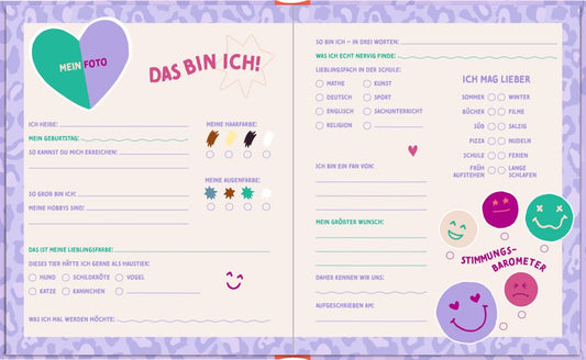 Freundebuch Friends Forever Leo Holo
