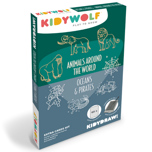 Refill Vorlagen Kidydraw Mini "Wilde Tiere & Piraten"