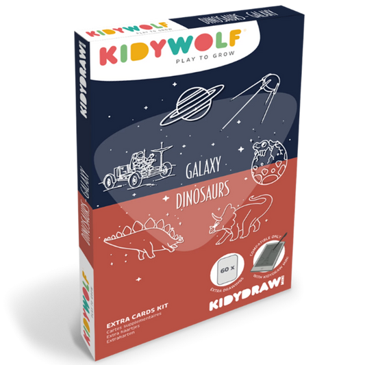 Refill Vorlagen Kidydraw Mini "Weltraum & Dino"