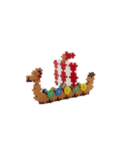 Laden Sie das Bild in den Galerie-Viewer, Mini Bausteine &quot;Wikingerschiff&quot;
