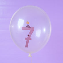 Laden Sie das Bild in den Galerie-Viewer, Luftballons mit Zahl &quot;7&quot;