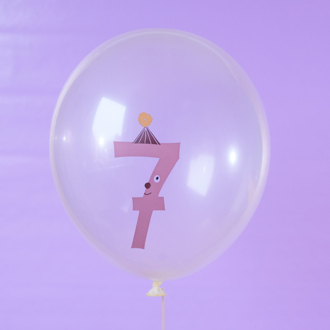 Luftballons mit Zahl 